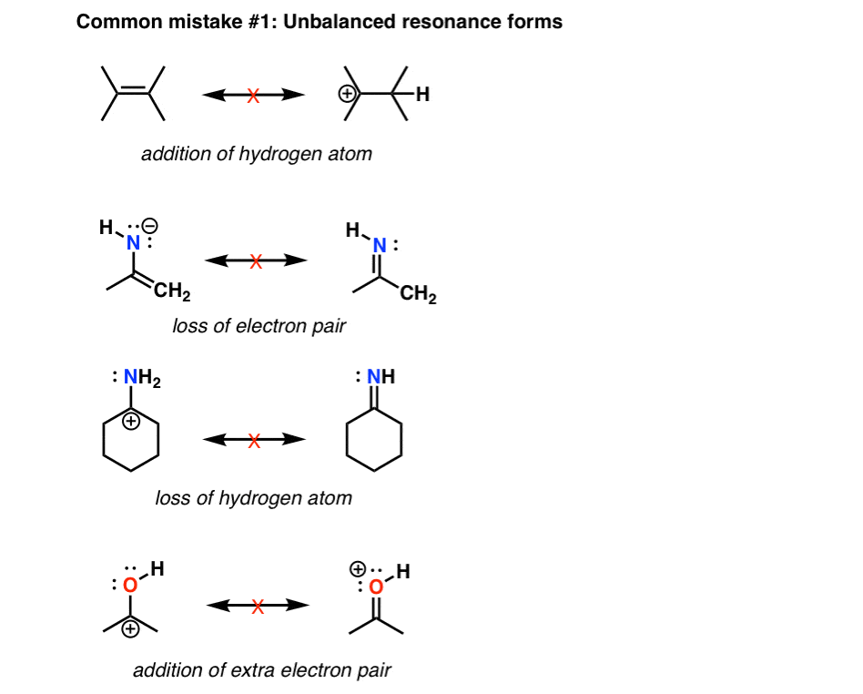Drawing Resonance Structures 3 Common Mistakes To Avoid