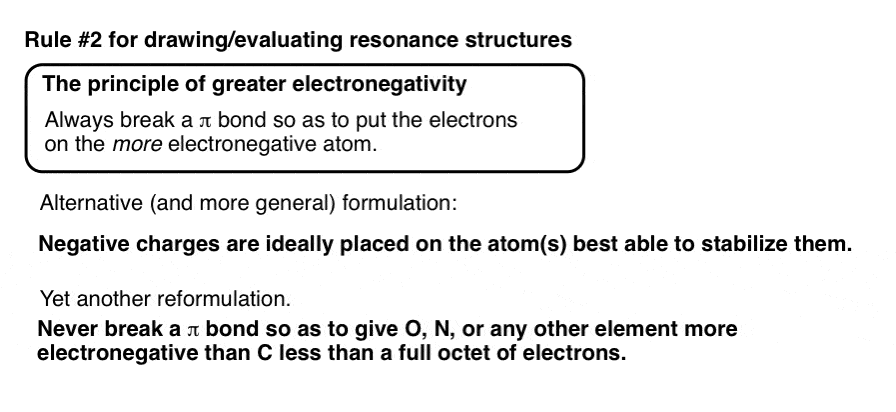 second-rule-for-drawing-resonance-structures-always-break-pi-bond-to-put-electrons-on-the-more-electronegative-atom
