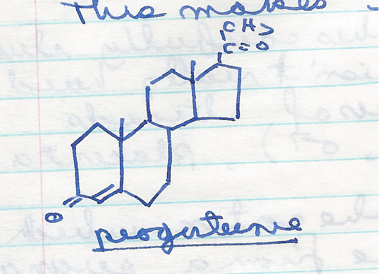 hand-drawing-of-progesterone