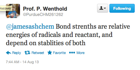 bond-strengths-are-relative-energies-of-radicals-and-reactant-and-depend-on-stabilities-of-both