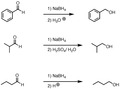 Addition Of Nabh4 To Aldehydes To Give Primary Alcohols Master Organic Chemistry