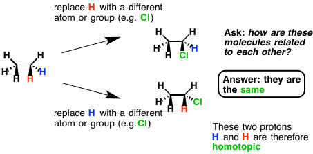 Homotopic Enantiotopic Diastereotopic Master Organic