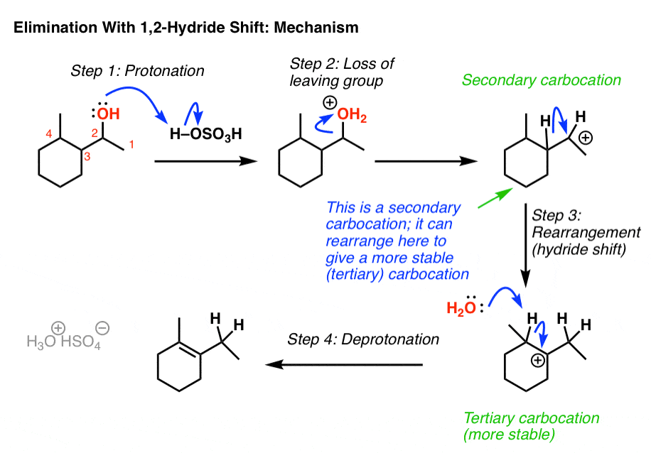 E1 Reactions With Rearrangement Alkyl And Hyride Shifts E1 Reactions With Rearrangement Alkyl And Hyride Shifts