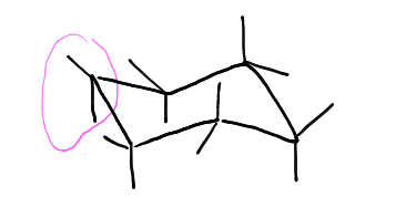 how not to draw a cyclohexane crows foot switched axial and equatorial