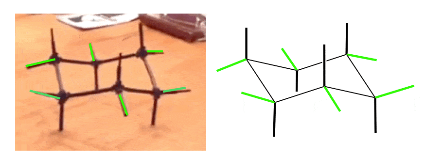 The Cyclohexane Chair Conformation Axial Equatorial Up