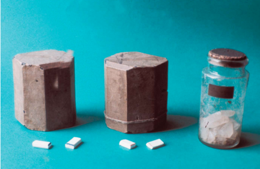 cork models of crystals used by louis pasteur historical library