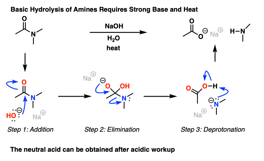 Amide Hydrolysis Using Acid Or Base – Master Organic Chemistry