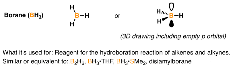 drawing-of-borane-bh3-what-it-is-used-for-in-organic-chemistry