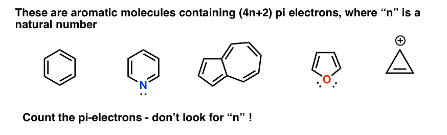 اگر یک مولکول دارای 4 n به علاوه 2 الکترون پی باشد، در کجا n در مولکول پیدا می کنید