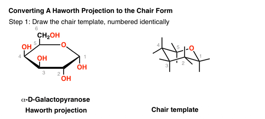 New Chair conformation with oxygen for 