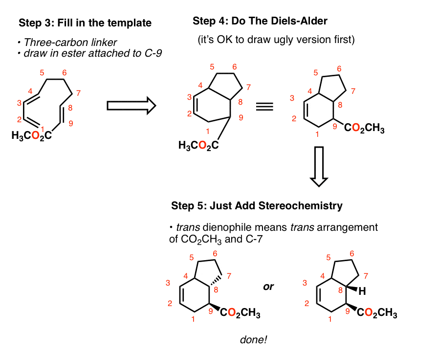 how-to-draw-the-product-of-an-intramolecular-diels-alder-reaction
