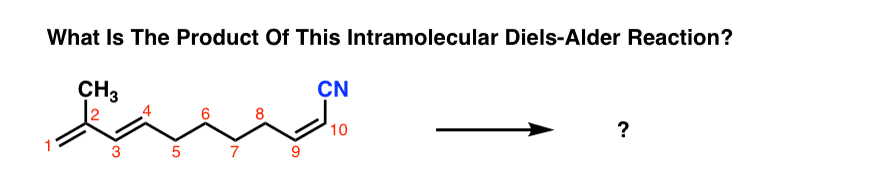 what-is-the-productr-of-this-intramolecular-diels-alder-reaction
