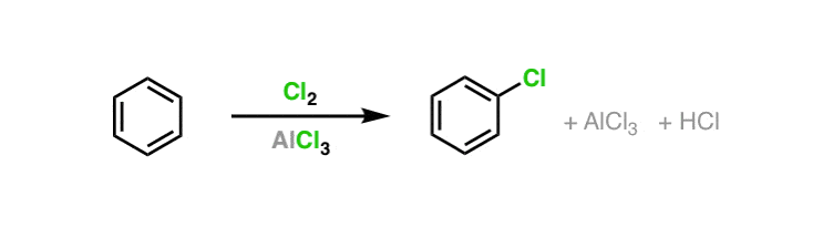 alcl3-as-a-reagent-in-chlorination-of-benzene
