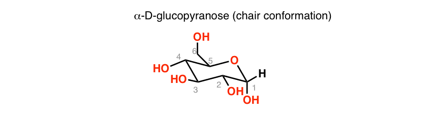 fructopyranose chair