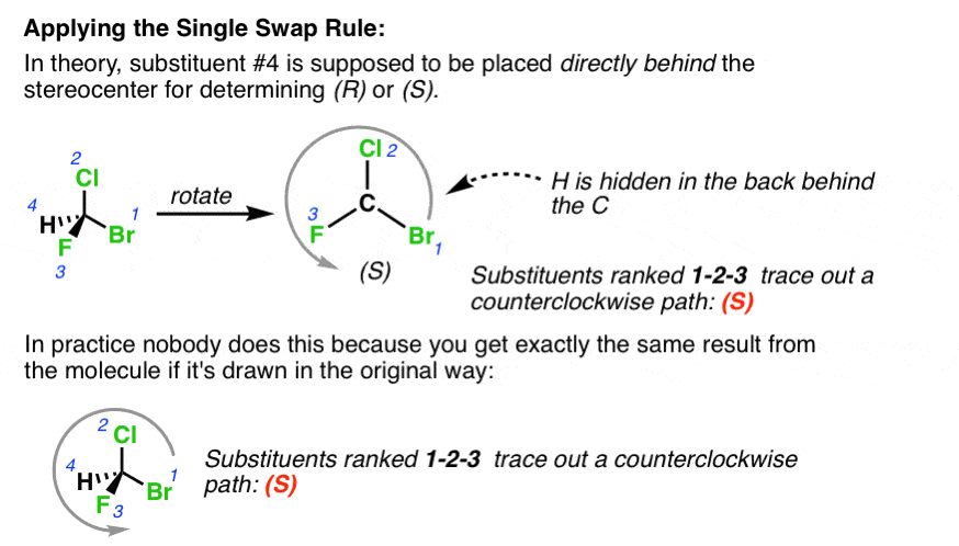 The Single Swap Rule Master Organic Chemistry