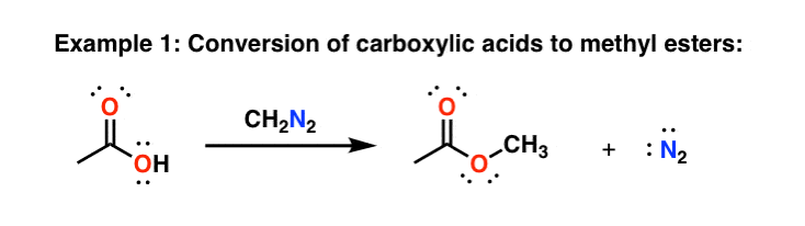 diazomethane-for-conversion-of-carboxylic-acids-to-methyl-esters