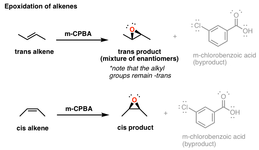 epoxidation-of-alkenes-using-mcpba-is-stereospecific