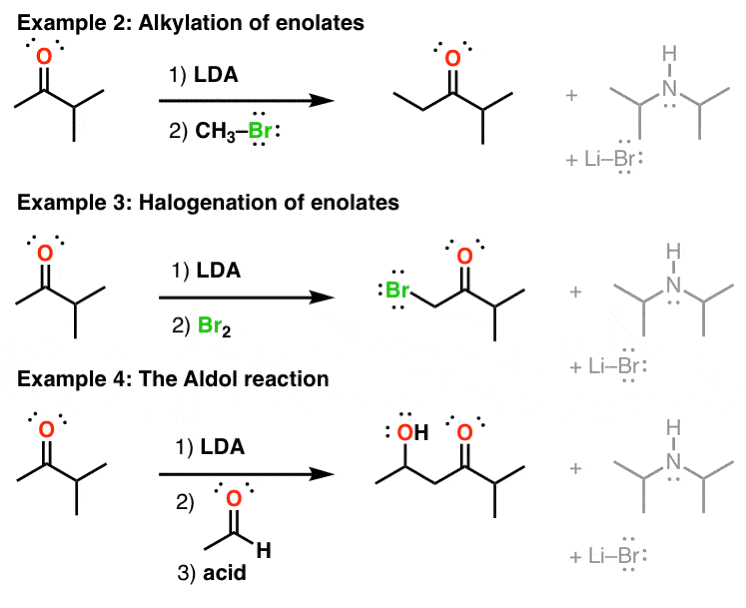 alkylation-of-enolates-using-lda-through-formation-of-the-least-substituted-enolate