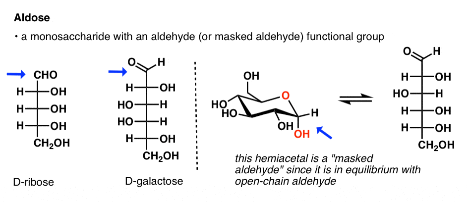 definition-of-aldose-is-a-monosaccharide-with-an-aldehyde-functional-group