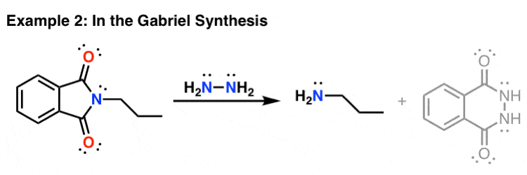 hydrazine-as-nucleophile-in-gabriel-synthesis-liberation-of-primary-alcoho
