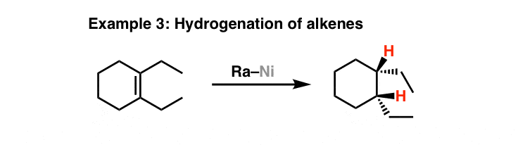 Hydrogenation Alkenes. Raney Nickel. Hydrogenation Alkenes mechanism. Directed hydrogenation of alkene.