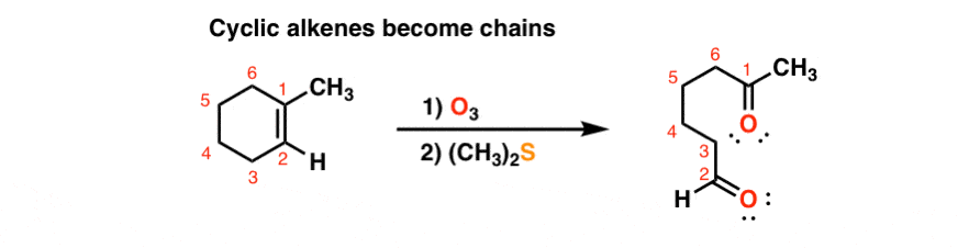 ozonolysis rings