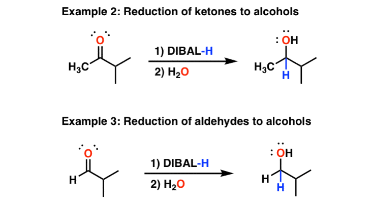 reduction-of-ketones-to-alcohos-and-aldehydes-to-alcohols-with-dibal