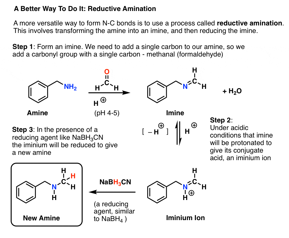 Reductive Amination And How It Works Master Organic Chemistry