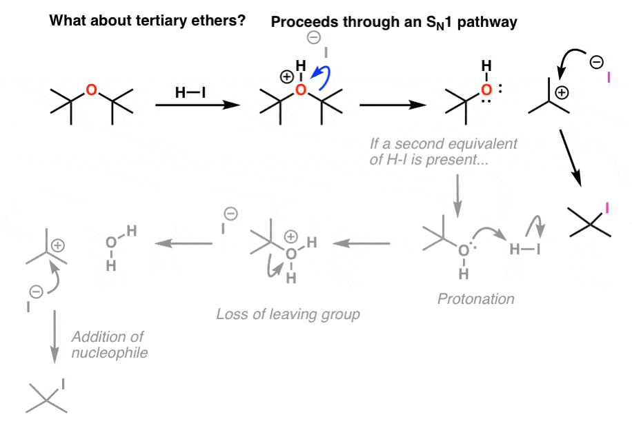 Cleavage Of Ethers With Acid Master Organic Chemistry