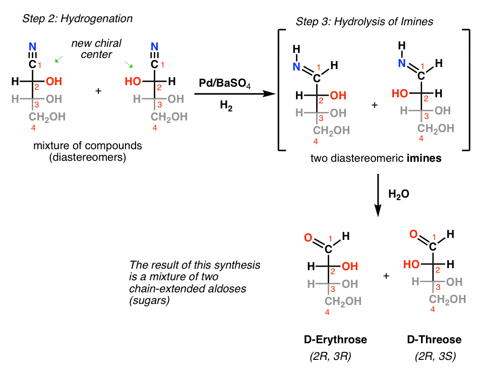 kiliani-fischer-synthesis-step-2-reduction-of-nitrile-to-imine