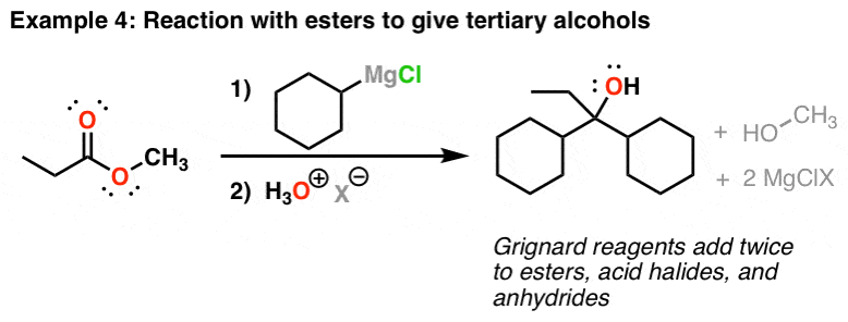 reaction-of-grignard-reagents-with-esters-to-give-tertiary-alcohols-double-addition