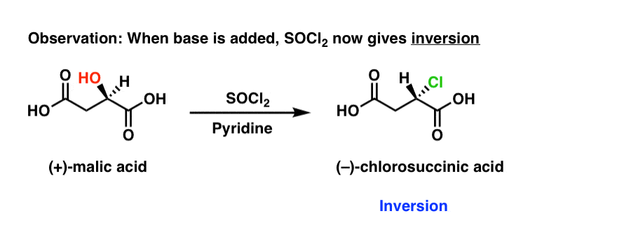 Socl2 Mechanism For Alcohols To Alkyl Halides Sn2 Versus Sni