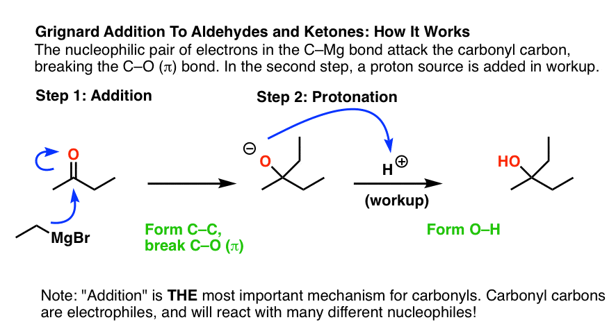 Reactions Of Grignard Reagents Master Organic Chemistry