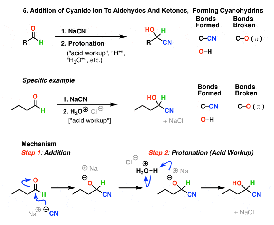 Aldehydes And Ketones 14 Reactions With The Same Mechanism