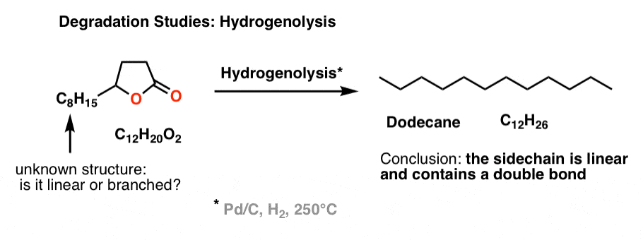 hydrogenolysis-of-lactone-reveals-structure-of-pheromone-to-be-12-carbon-unit-with-double-bond