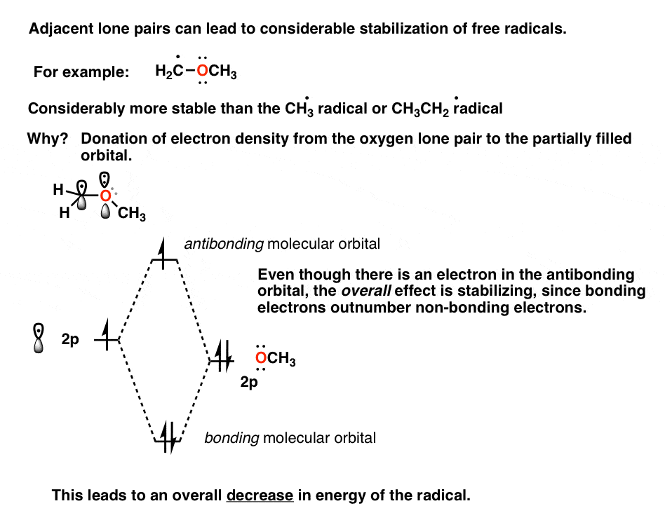 3 Factors That Stabilize Free Radicals Master Organic Chemistry