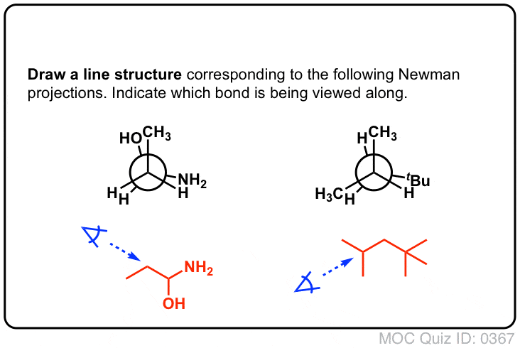 Newman Projection Of Butane (and Gauche Conformation)