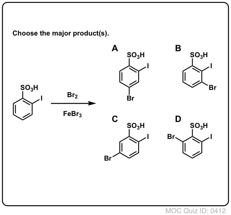 Electrophilic Aromatic Substitution Practice Problems – Master Organic ...