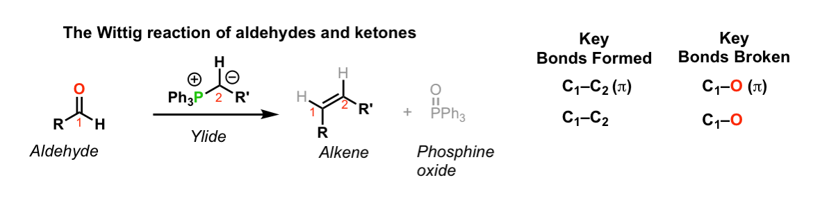 Wittig Reaction - conversion of ketones/aldehydes to alkenes – Master ...