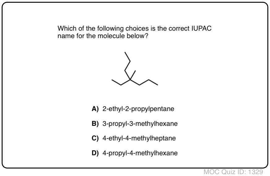 Organic Chemistry Nomenclature Quizzes – Master Organic Chemistry