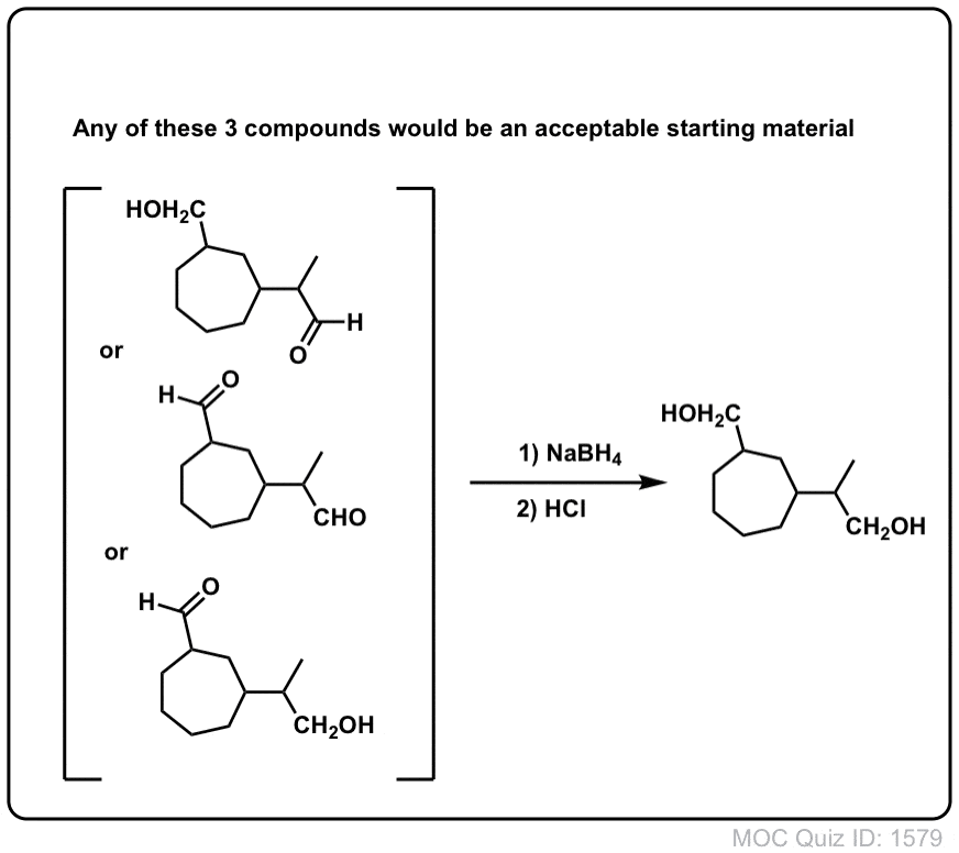 Addition Of NaBH4 To Aldehydes To Give Primary Alcohols Master 