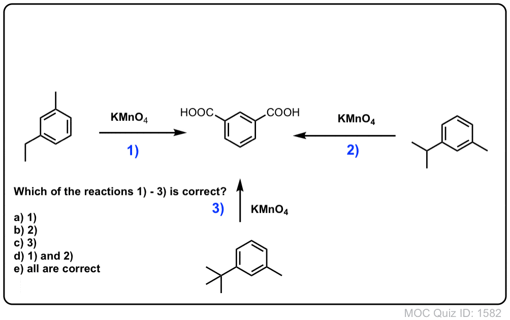 Oxidation Of Aromatic Alkanes With Kmno4 To Give Carboxylic Acids 