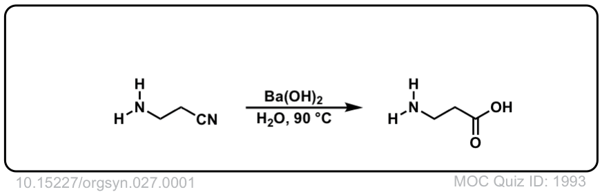 carboxylic acids can be made by the hydrolysis of nitriles