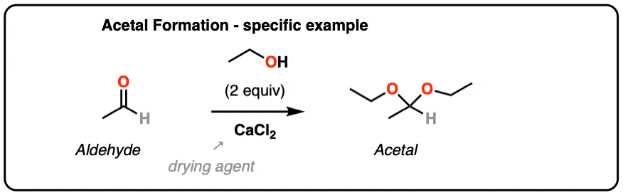 organic syntheses coll vol 1 example of acetal formation from aldehydes and ketones