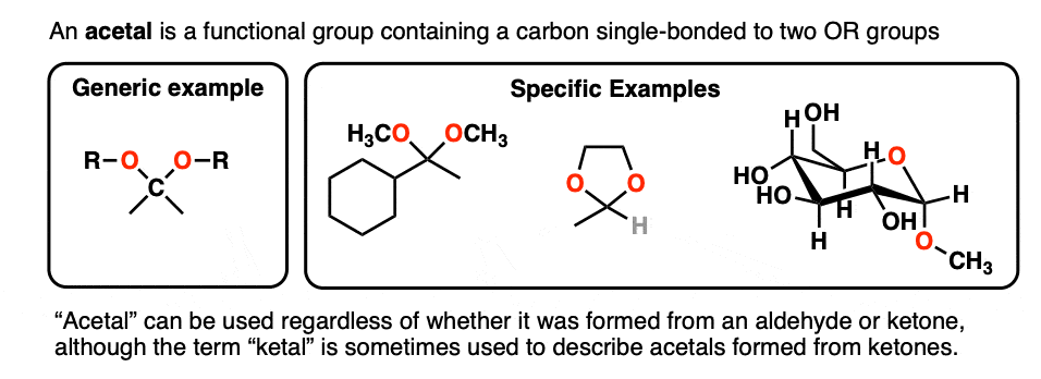 specific examples of acetals