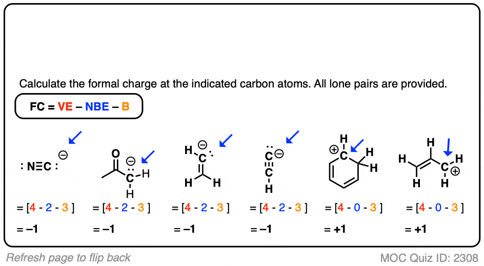 lewis structures calculating formal charge