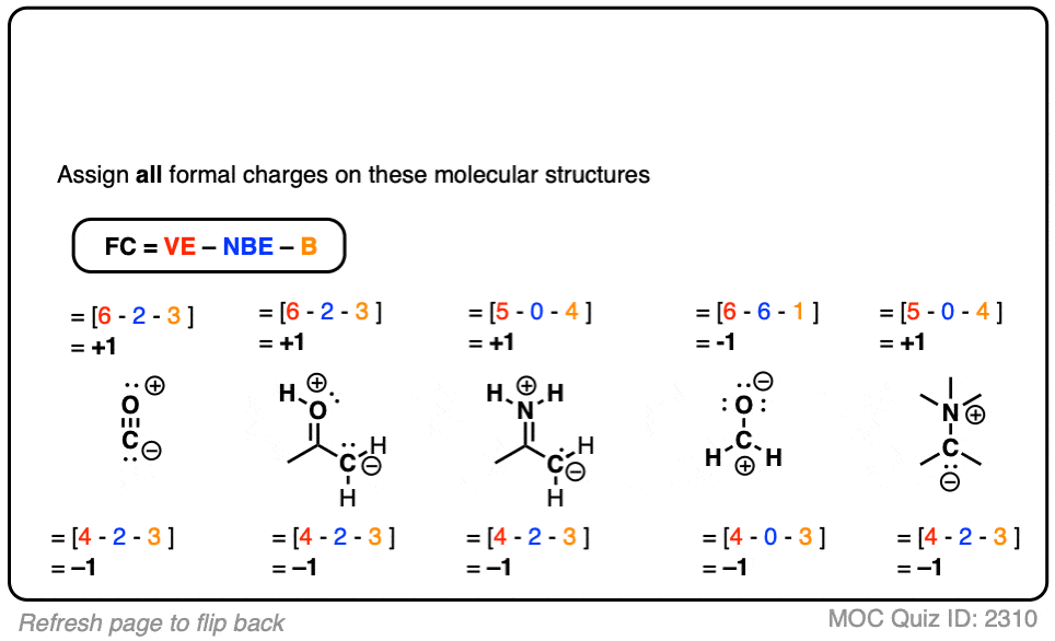 calculating formal charge of a molecule