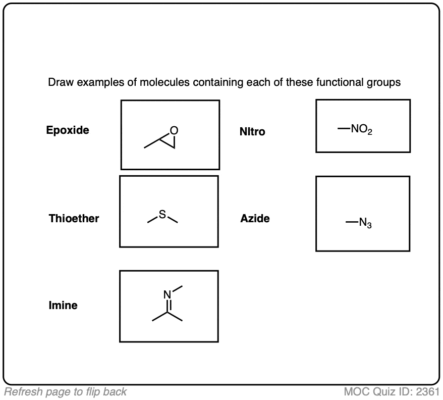 organic compounds examples list