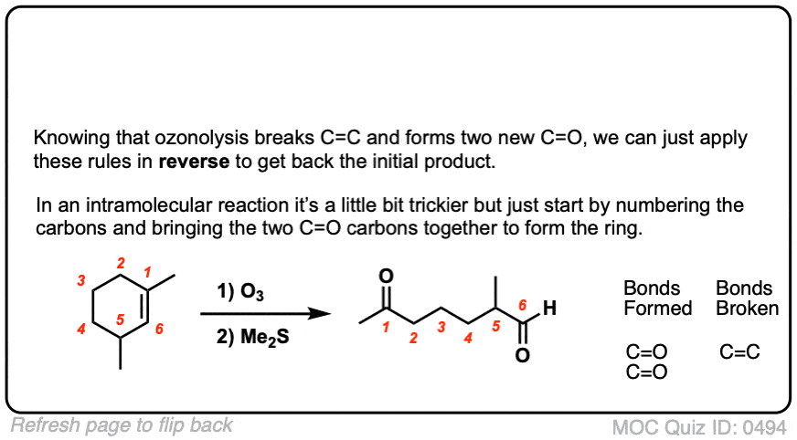 ozonolysis rings