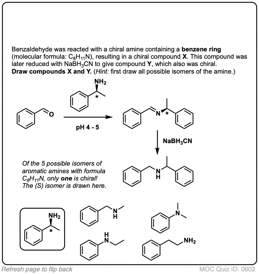 602 reverse amines structure determination